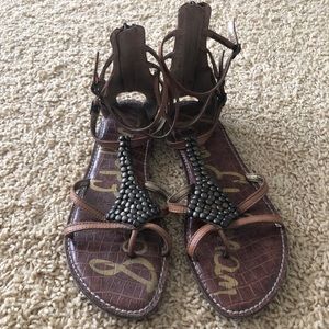 Metal detail sandals